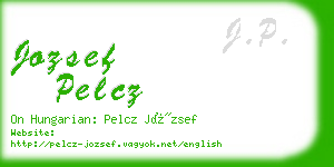 jozsef pelcz business card